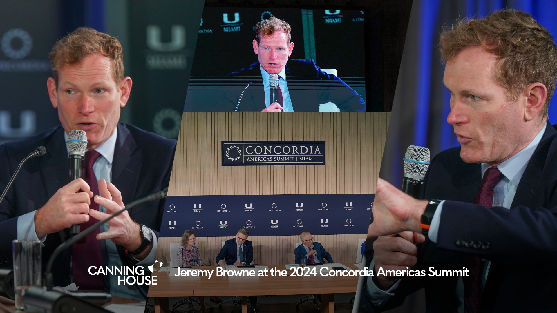 Jeremy Browne at the 2024 Concordia Americas Summit