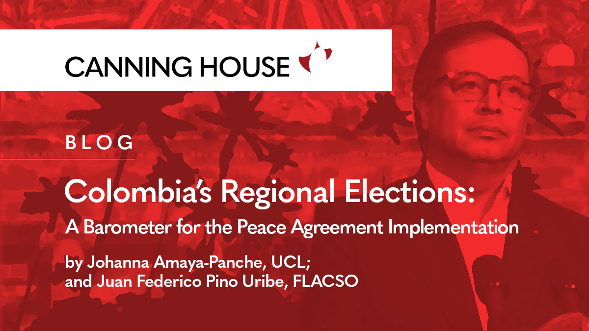 Colombia’s Regional Elections A Barometer for the Peace Agreement